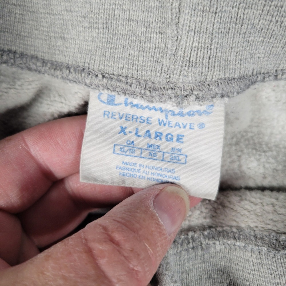Champion Reverse Weave Joggers Mens XL Gray GF01T Tapered Fleece Sweatpants - Picture 7 of 13